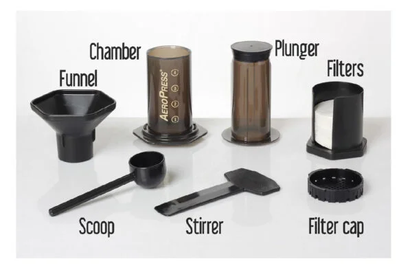 Một Bộ Dụng Cụ Aeropress Bao Gồm Những Gì?