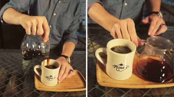 cách pha cà phê bằng giấy lọc cà phê
