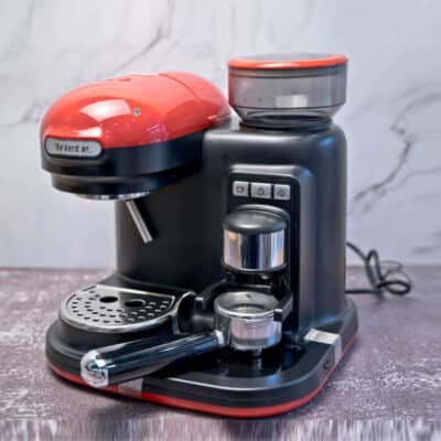 máy pha cà phê ariete 1318 ar0 (màu đỏ/đen/trắng)