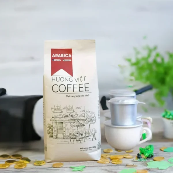 Cà Phê Arabica Rang Mộc 10 cà phê arabica rang mộc nguyên chất dạng hạt 1kg