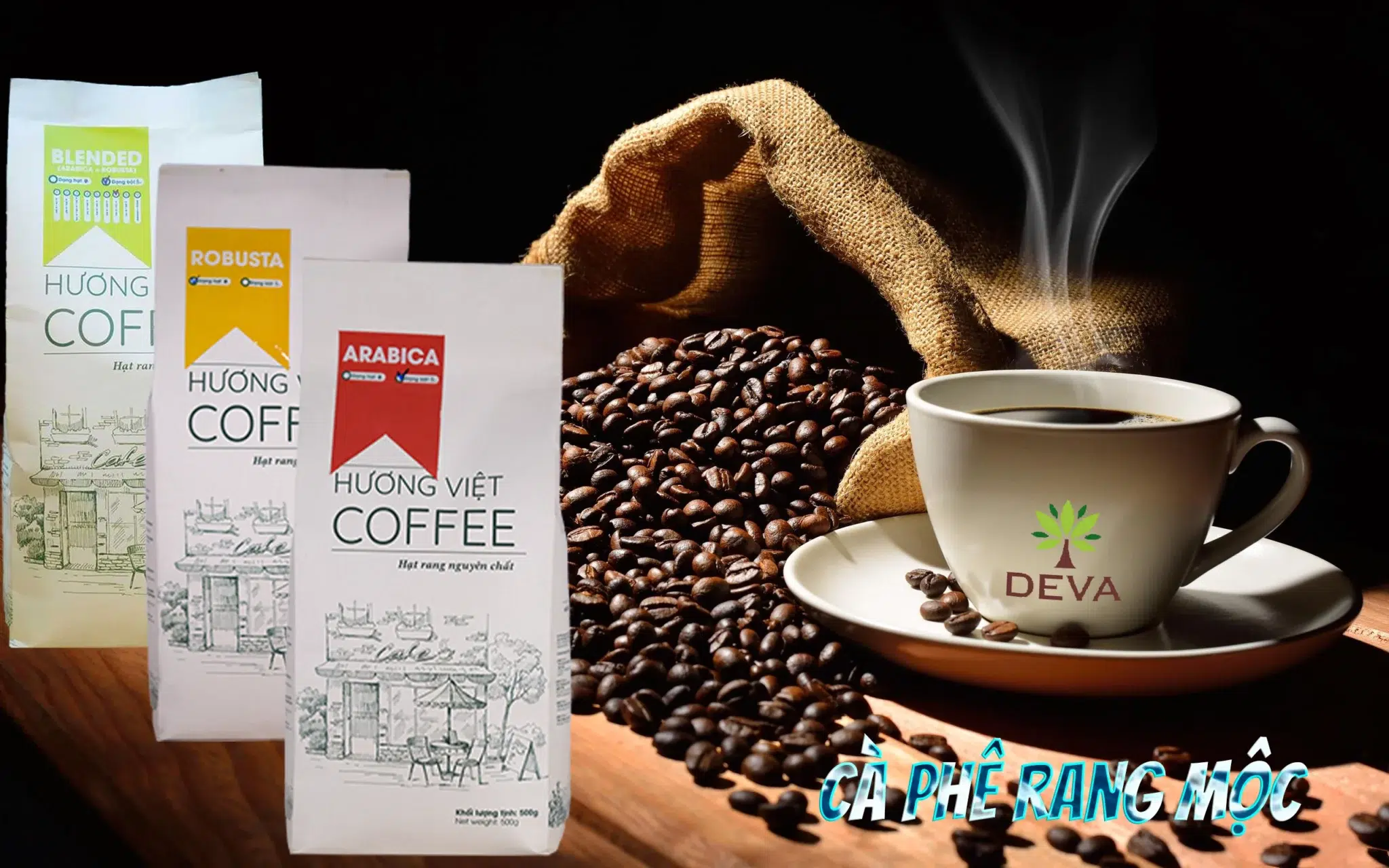 coffee-beans-cà phê rang mộc