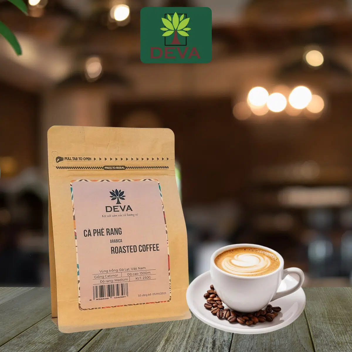 Cà Phê Sạch Arabica Rang Light / Medium 250Gr 10 cà phê sạch deva arabica 250gr rang light medium