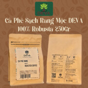 CÀ PhÊ SẠch Robusta 250gr Rang MỘc Deva