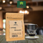 cafe sạch robusta 250gr rang mộc nguyên chất