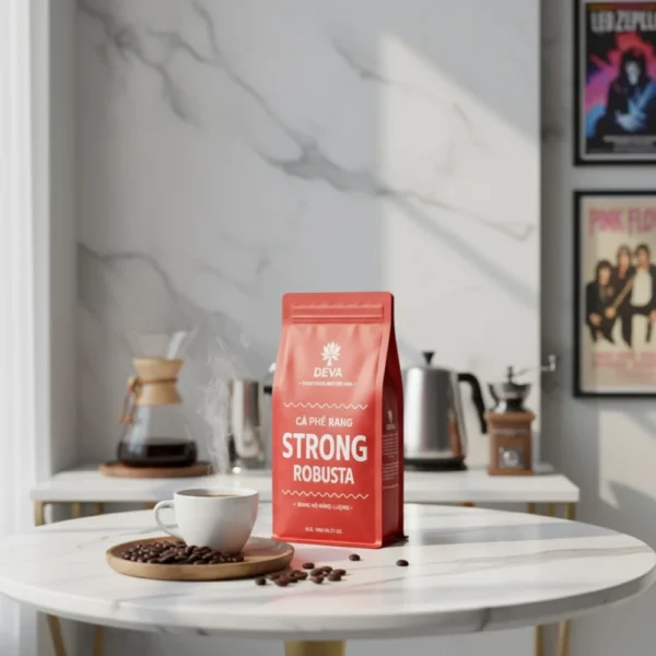 Cà Phê Rang Strong Robusta Office 10 cà phê rang strong robusta office
