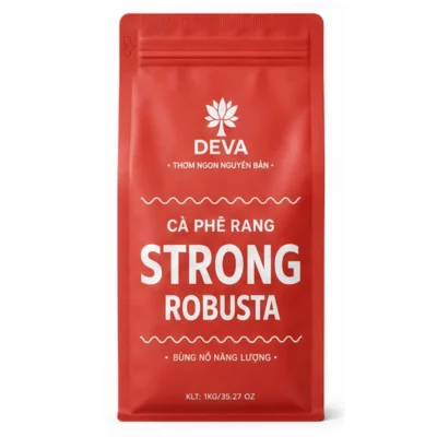 cà phê robusta office rang strong nguyên hạt