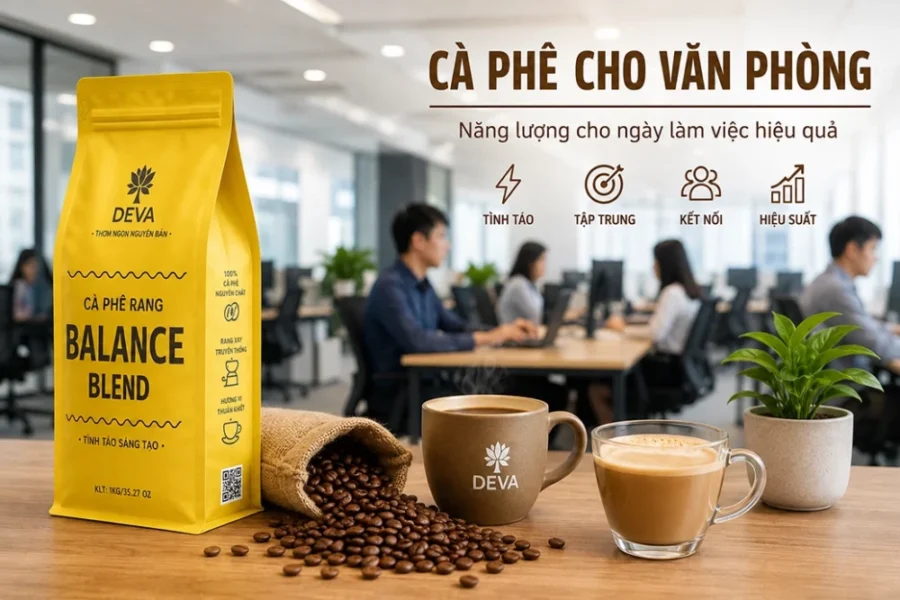 cà phê cho văn phòng tiết kiệm chi phí cho nhân viên