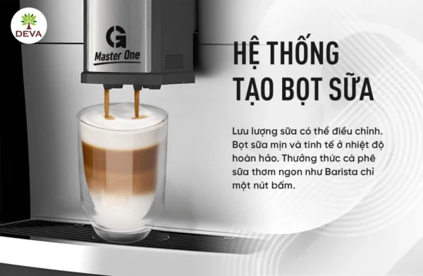gemilai master one hệ thống tạo bọt sữa chuyên nghiệp