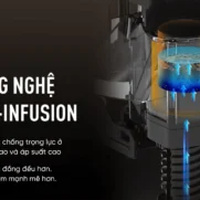 máy pha cà phê tự động số 1 gemilai master one sử dụng công nghệ ủ pre infusion